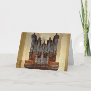 Sarlat Cathedral Lépine organ Card
