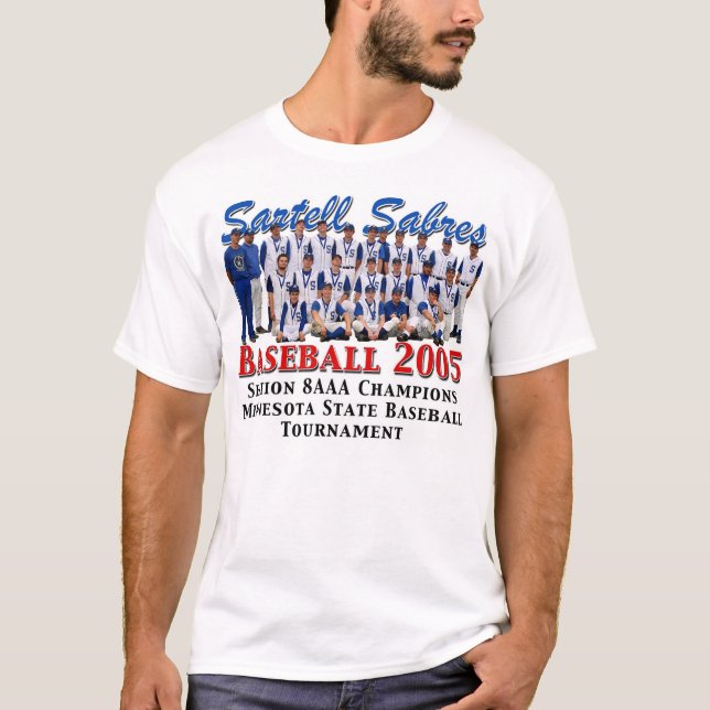 Sartell Sabre Baseball 2005 T-Shirt (Front)