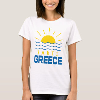 Sarti Greece Sunshine And Sea Waves Women's T-Shirt