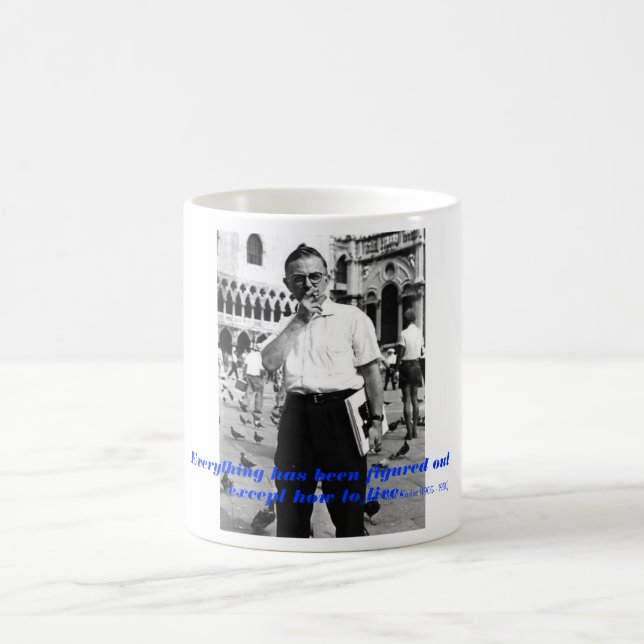 Sartre: Philosopher Mug (Center)
