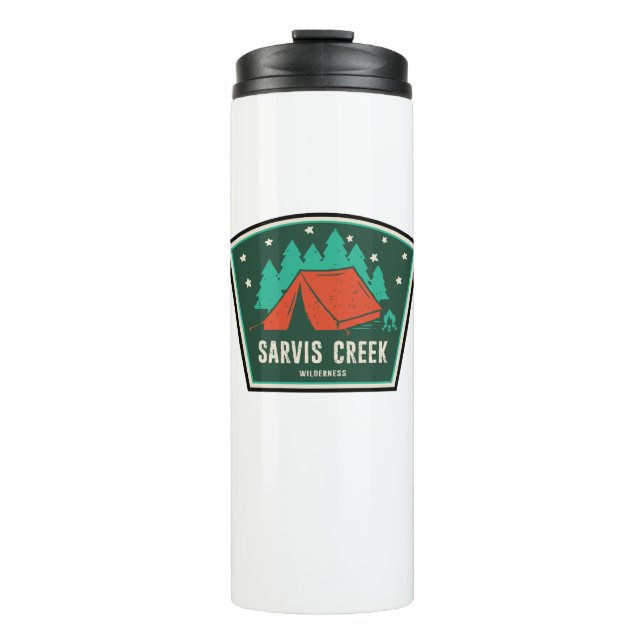 Sarvis Creek Wilderness Colorado Camping Thermal Tumbler (Front)