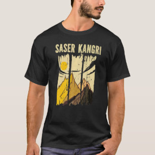Saser Kangri Mountain Peak Summit Climber   T-Shirt
