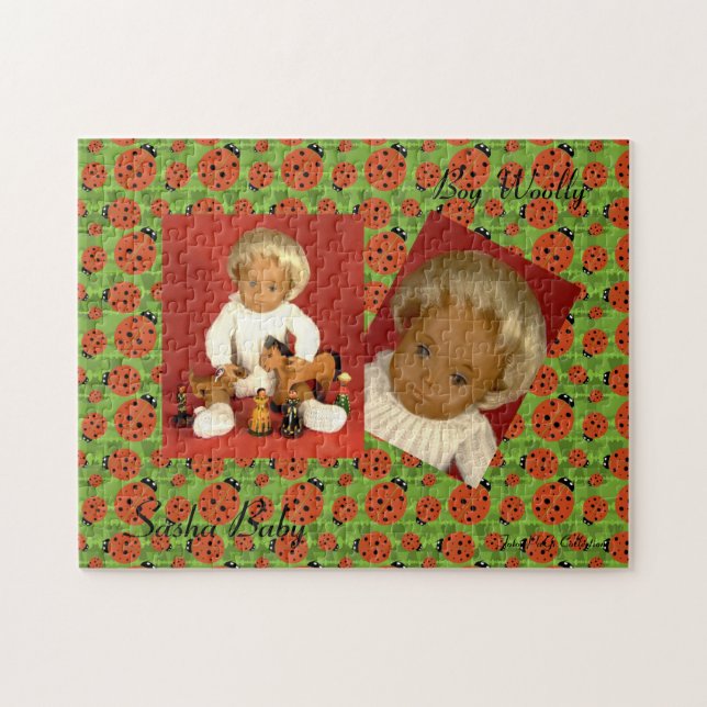 Sasha Baby Puzzle Boy Woolly (Horizontal)
