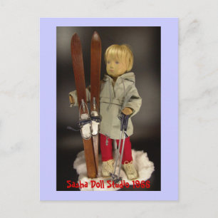 Sasha Studio Puppe Postkarte Postcard