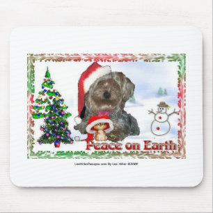 Sasha Sydney Silky Dog Mouse Holiday Gifts Pad