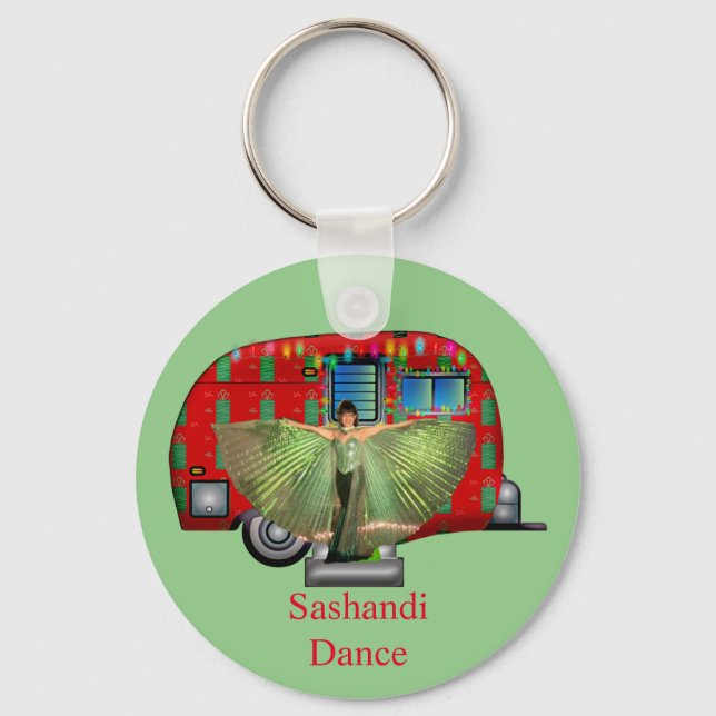 Sashandi Dance Road Trip Key Ring (Front)