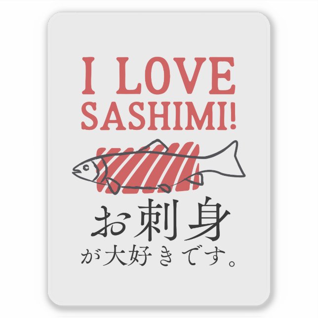 Sashimi Fish Minimal Foodie (Front)