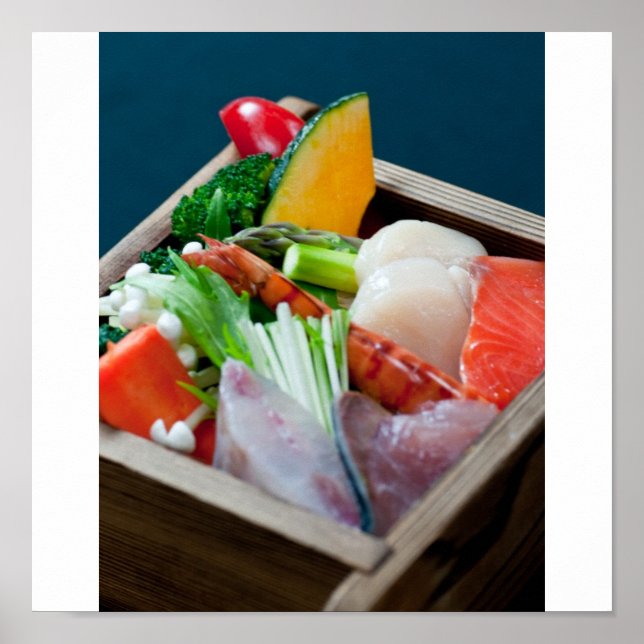 Sashimi in Japan, Japanese Cuisine Poster (Front)