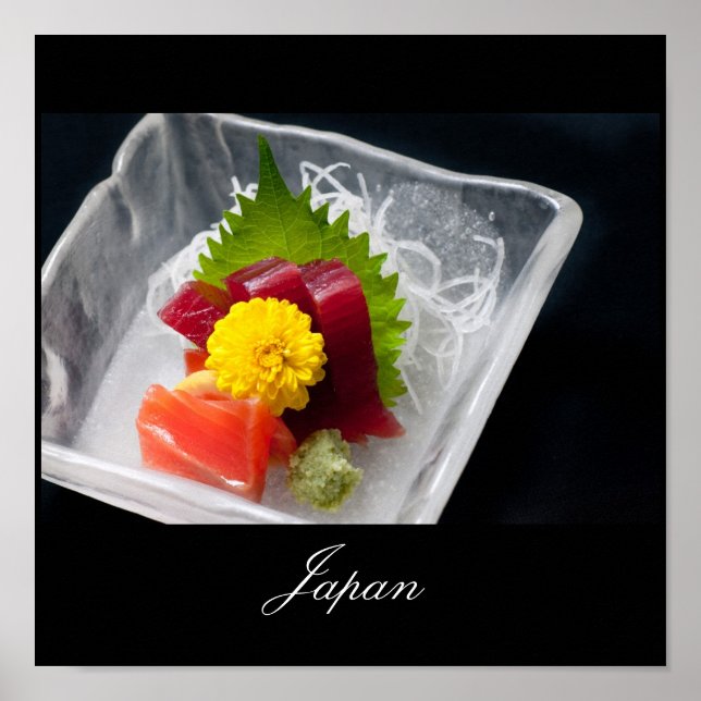 Sashimi in Japan Poster (Front)