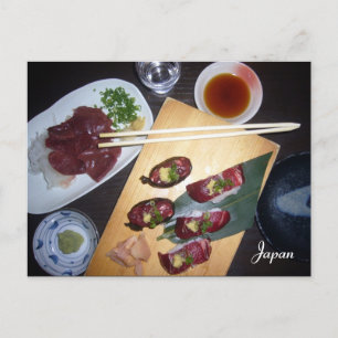 sashimi postcard