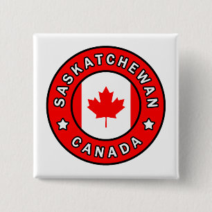 Saskatchewan Canada 15 Cm Square Badge