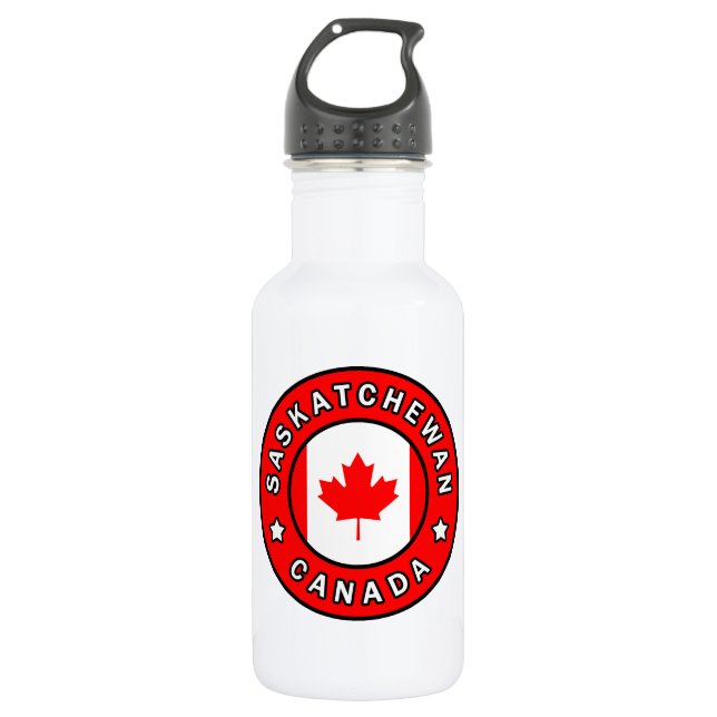 Saskatchewan Canada 532 Ml Water Bottle (Front)