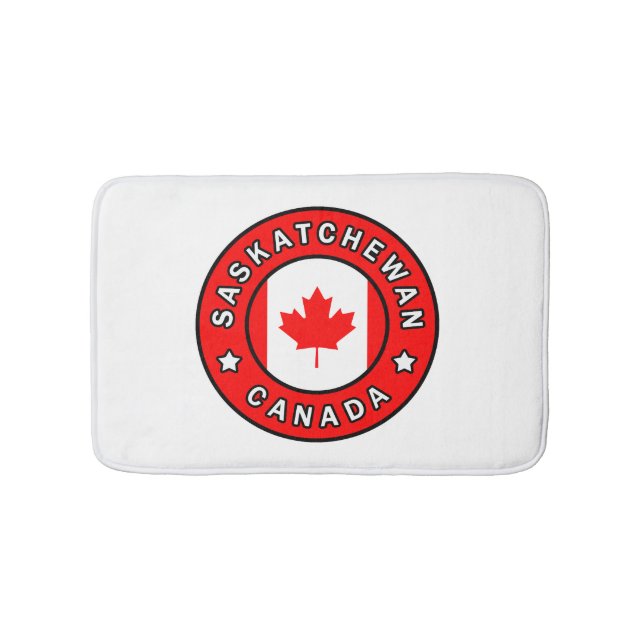 Saskatchewan Canada Bath Mat (Front)