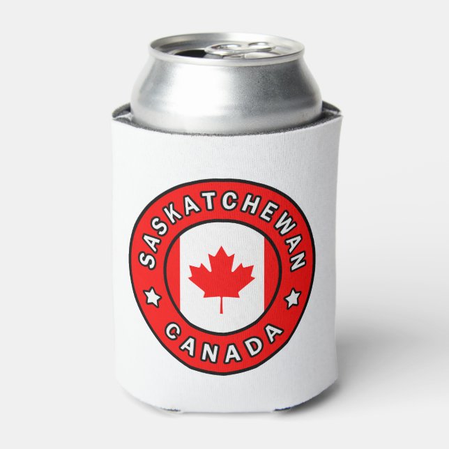 Saskatchewan Canada Can Cooler (Can Front)