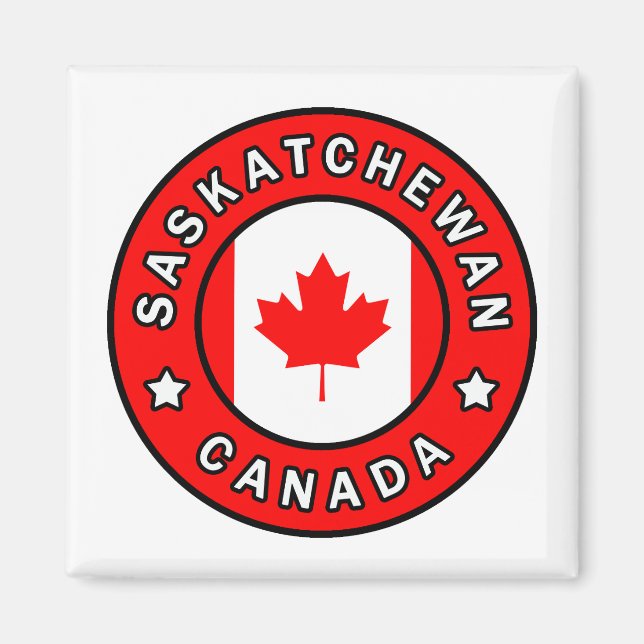 Saskatchewan Canada Magnet (Front)