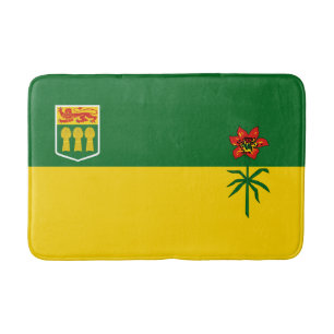 Saskatchewan Flag Bath Mat