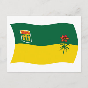 Saskatchewan Flag Postcard