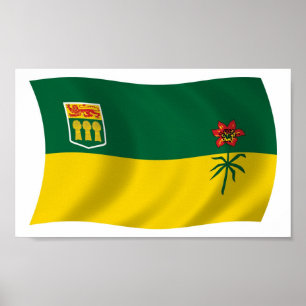 Saskatchewan Flag Poster Print