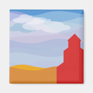 Saskatchewan Grain Elevator Magnet