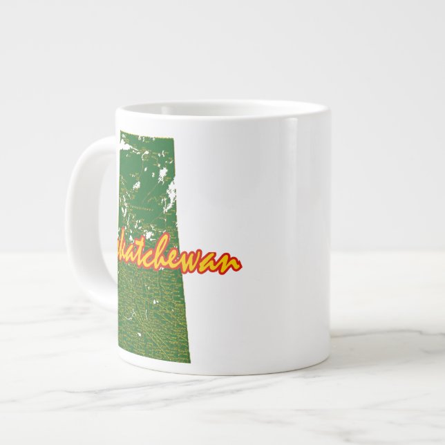 Saskatchewan Large Coffee Mug (Front Left)