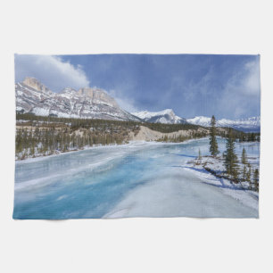 Saskatchewan River Crossing Tea Towel