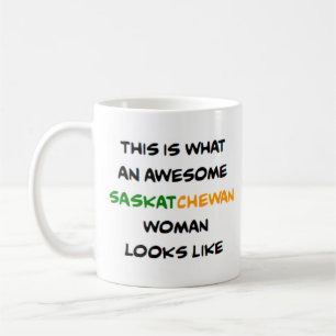 saskatchewan woman, awesome coffee mug