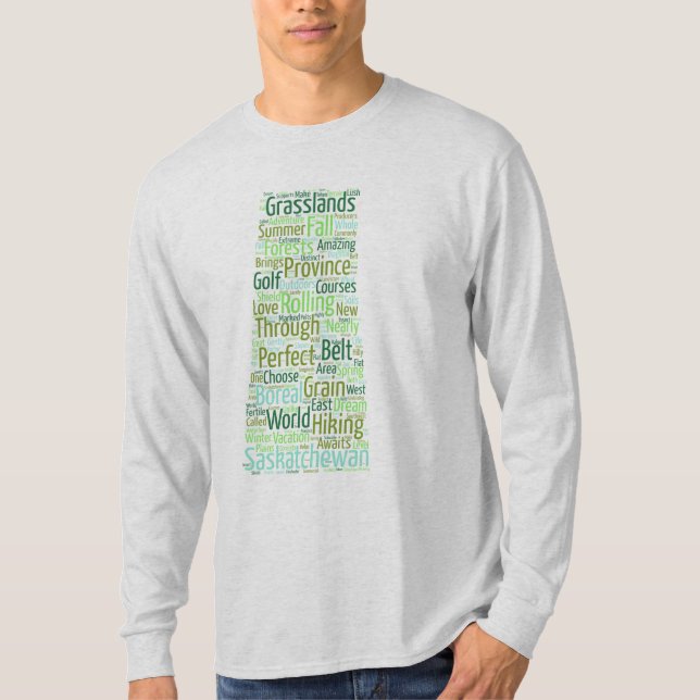 Saskatchewan word shirt (Front)