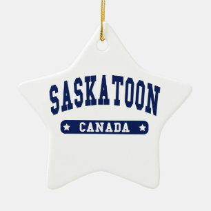Saskatoon Ceramic Tree Decoration