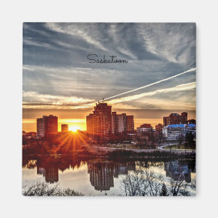 Saskatoon Sunset  Magnet