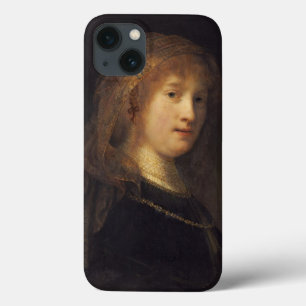 Saskia van Uylenburgh, c.1634-1640 (oil on panel) iPhone 13 Case