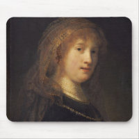 Saskia van Uylenburgh, c.1634-1640 (oil on panel)