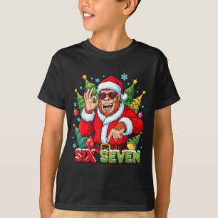 Sasquatch 67 Bigfoot Six Seven Meme Christmas Cost T-Shirt