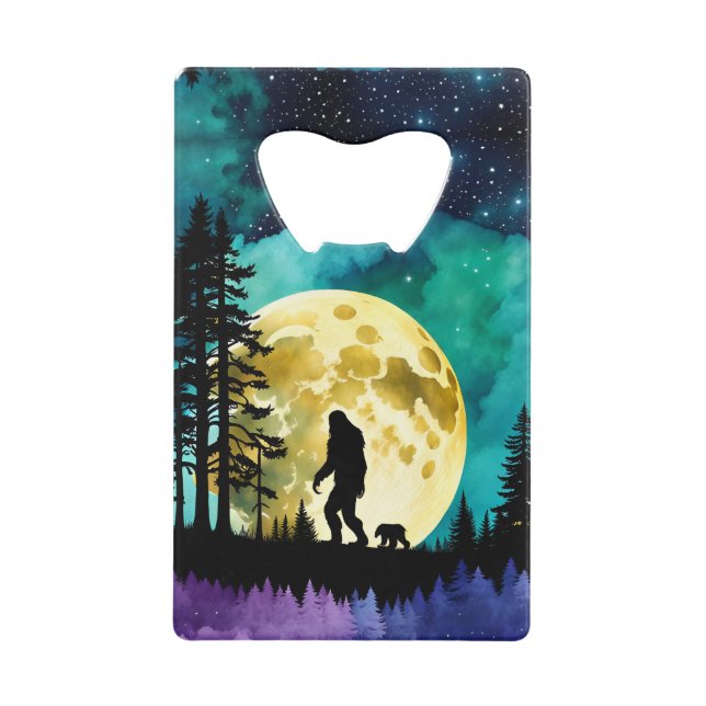 Sasquatch and his pet Bear Full moon  (Front)