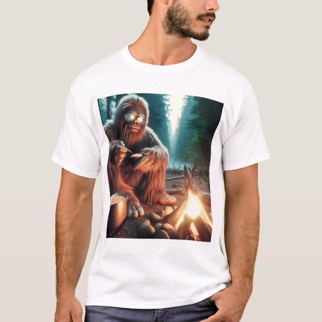 Sasquatch at the Campfire T-Shirt (Front)
