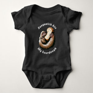 Sasquatch Ate My Sourdough Baby Bodysuit