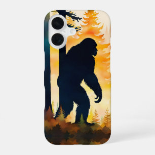 Sasquatch Autumn Landscape Sunset iPhone 16 Case