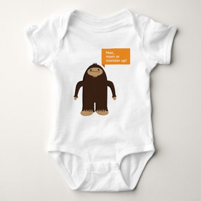 Sasquatch Baby Bodysuit (Front)