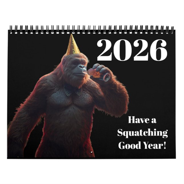 Sasquatch Bigfoot Calendar (Cover)