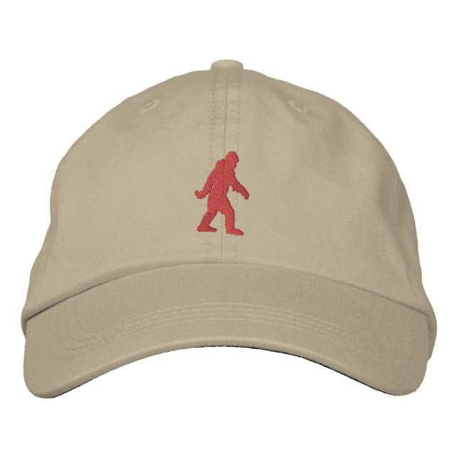 Sasquatch Bigfoot Embroidery Embroidered Hat (Front)