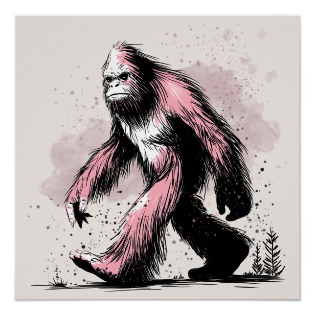 Sasquatch Bigfoot  Poster (Front)