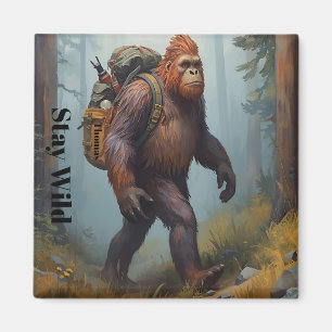Sasquatch Bigfoot sticker Magnet