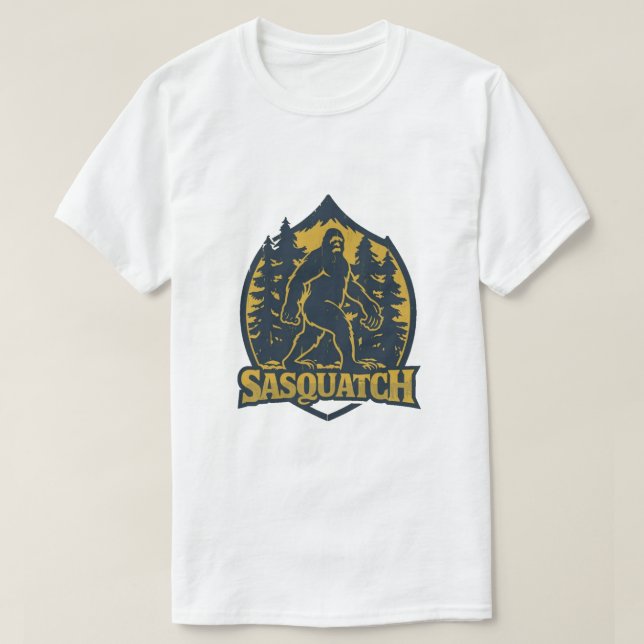 Sasquatch Bigfoot  T-Shirt (Design Front)