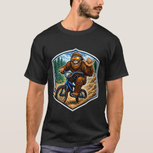 Sasquatch BMX Bike Rider Big-Foot Shaka Freestyle  T-Shirt