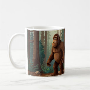 Sasquatch Brown Big Foot Mug