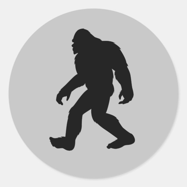 Sasquatch Classic Round Sticker (Front)