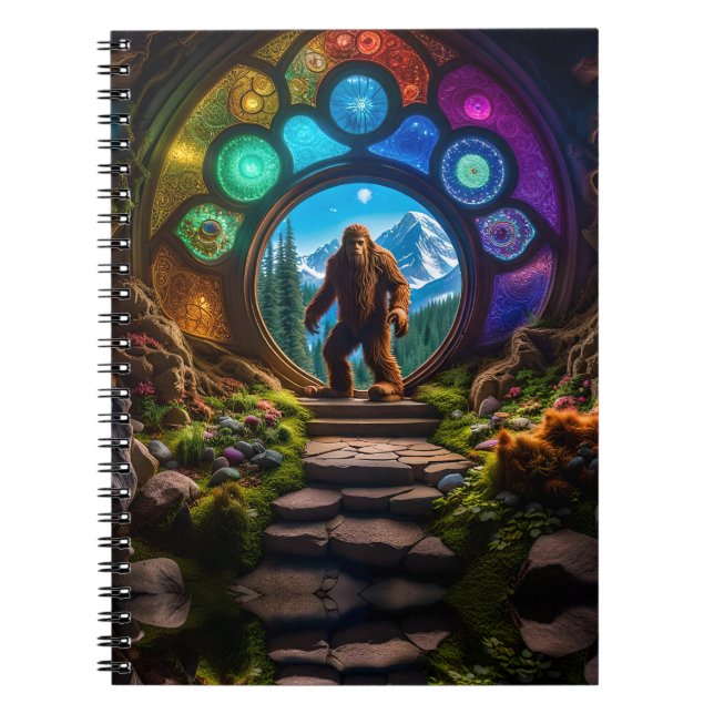 Sasquatch Dimensional Portal Notebook (Front)
