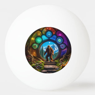 Sasquatch Dimensional Portal Ping Pong Ball