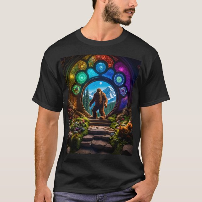 Sasquatch Dimensional Portal T-Shirt (Front)