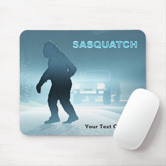 Sasquatch Encounter Mouse Pad (With Mouse)