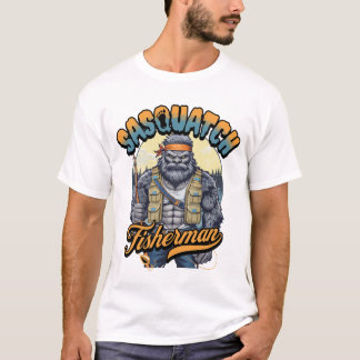 Sasquatch Fisherman tshirt